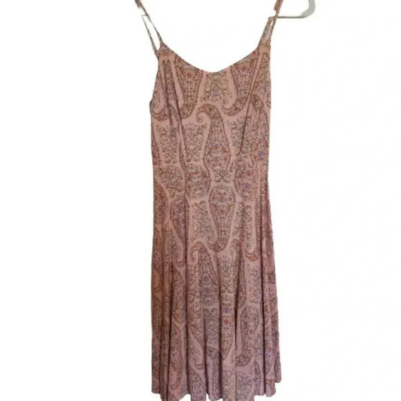 Old Navy Pink Paisley Mini Dress - Picture 1 of 2